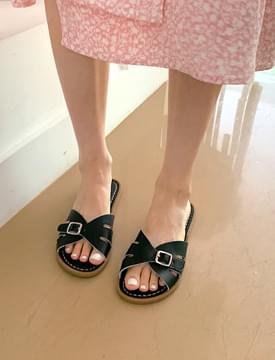 Maroni Buckle Flat Slippers サンダル