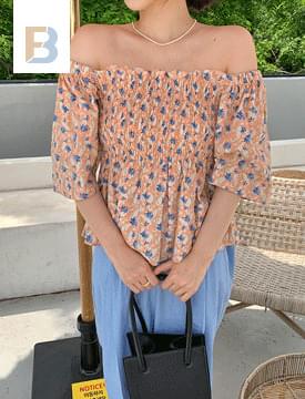 Romance Flower Smoke Blouse ブラウス