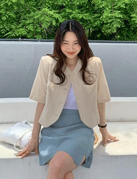 Sky wrap mini pants & skirt スカート