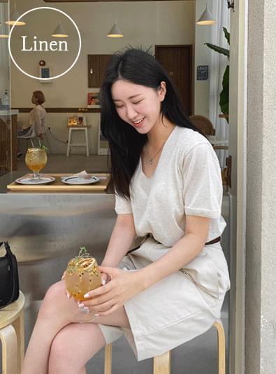 V-neck Lind knit