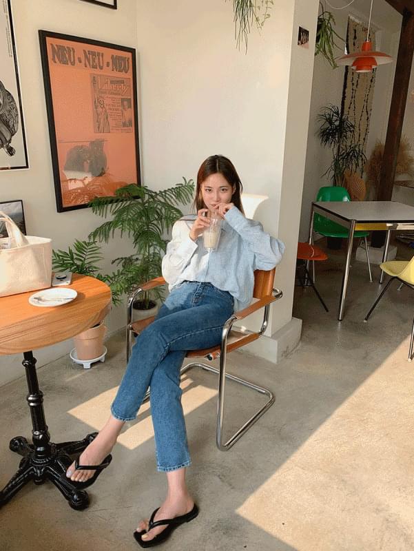 마린 스트라이프 셔츠