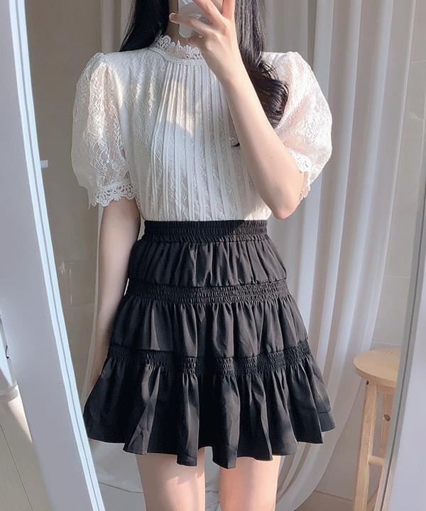 신상할인♥랑아 주름 스커트팬츠(화이트,블랙)