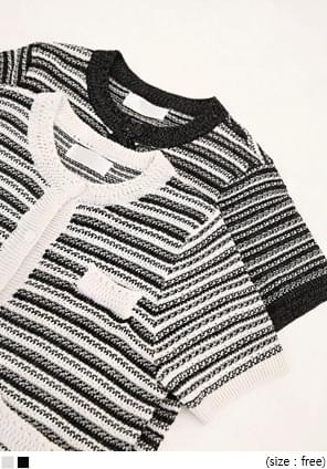 POLK TWEED 1/2 KNIT CARDIGAN