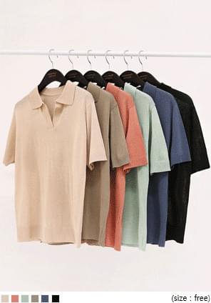 CRUDI BASIC COLLAR 1/2 KNIT