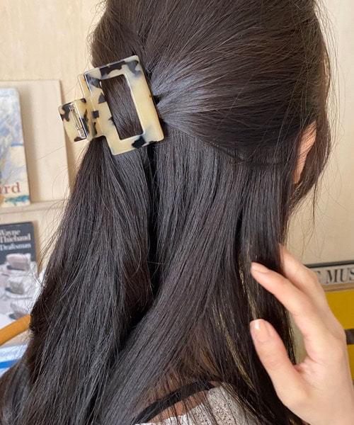 leopard print hair pin