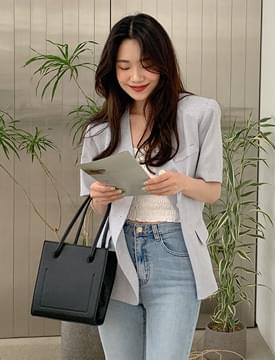 로이드 린넨노카라반팔자켓(3color)