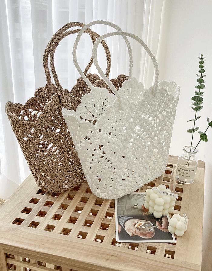 Rattan Big Tote Bag