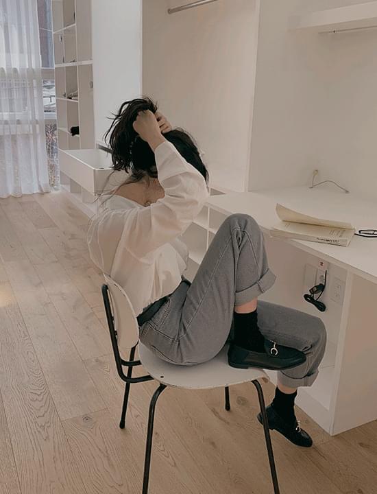 Dying Black Denim Pants