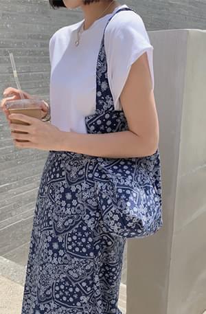 Paisley Shoulder Tote Bag