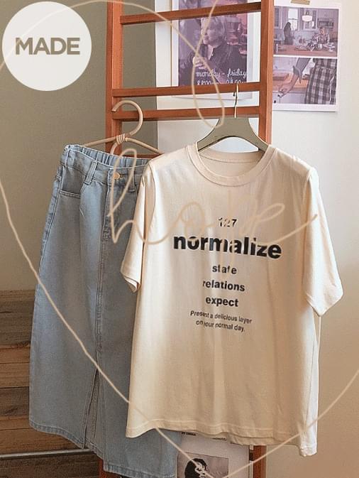 Normal Lettering T-shirt