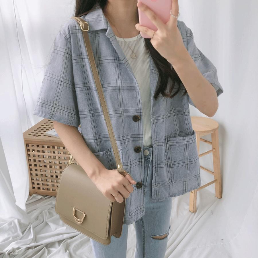 Peco Check Short Sleeve Jacket