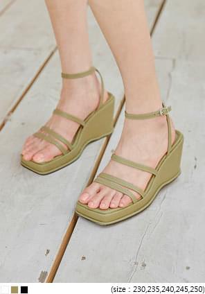 BRNO STRAP WEDGE SANDAL