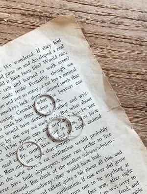 Daily layered ring set