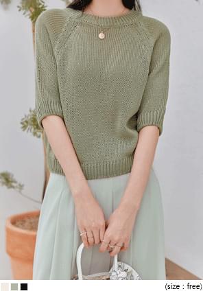 SONNY RAGLAN 1/2 KNIT