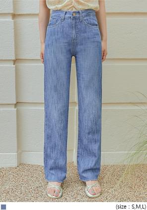 POTEN WASHING WIDE DENIM PANTS