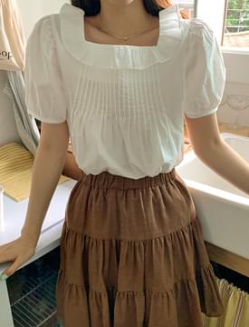 Sofia Square Frill Blouse