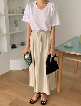 Shining Flare Long Skirt