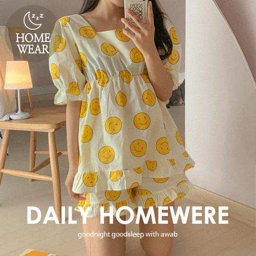 Smile Pajama Set
