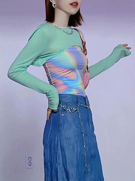 세유 크롭티셔츠