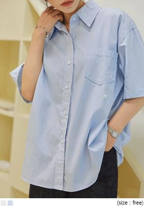 KEVIN UNBAL COTTON 1/2 SHIRTS