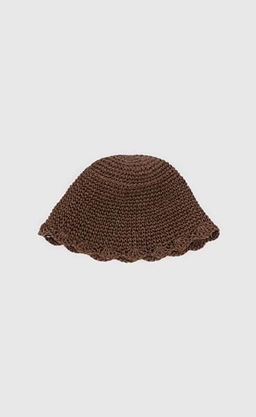 Lace paper bucket hat