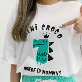 Minimi Crocodile Short Sleeve Tee