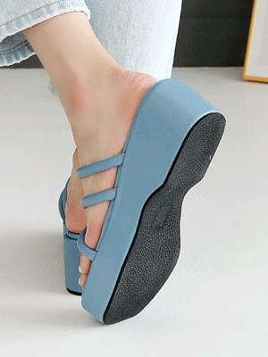 Diver flat-heeled slippers 5cm