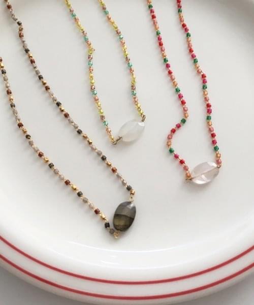summer beads necklace