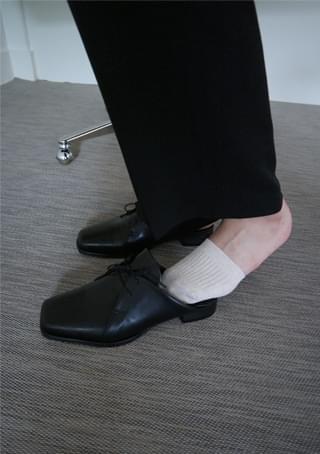 mule detail fake socks (3colors)