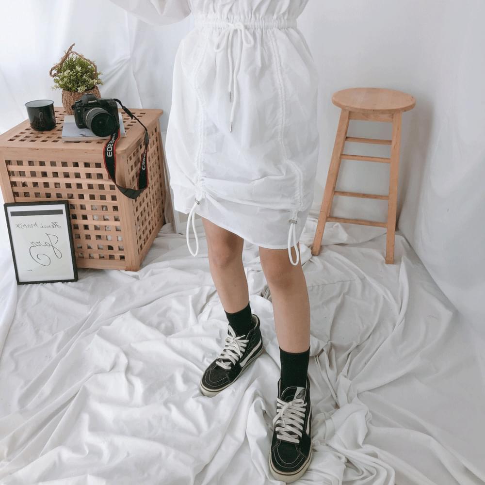 Anorak string dress