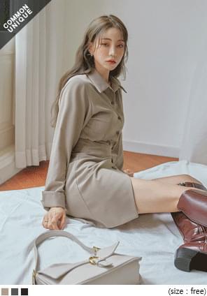 MOST BUTTON WRAP SHIRTS MINI OPS