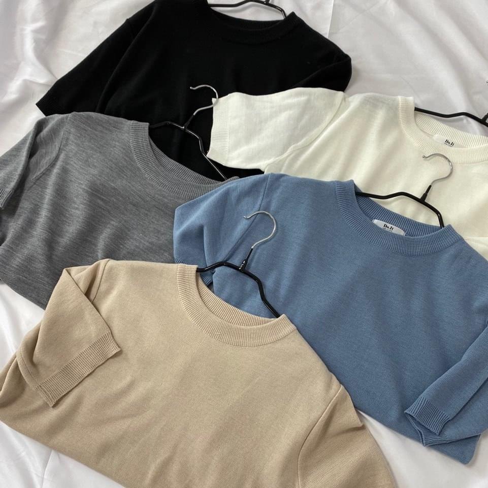 Basic short sleeve knit
