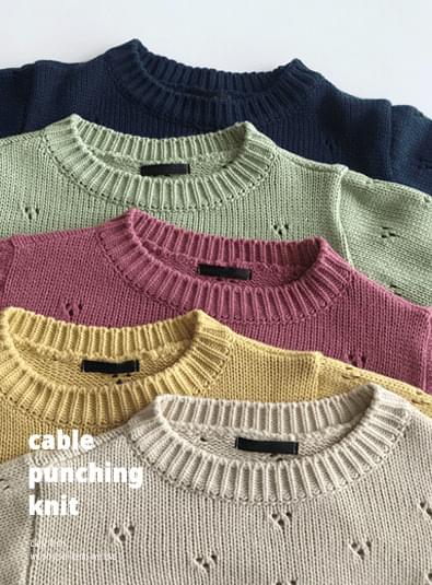 Print punching knit