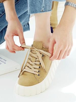 Caramel Leather Sneakers 4cm sneakers