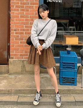 Leopard Camcan Mini Skirt 裙子