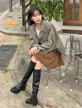 Hidden Overfit Jumper zip-up