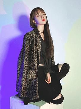 Leopard Muem Overfit Jacket jacket