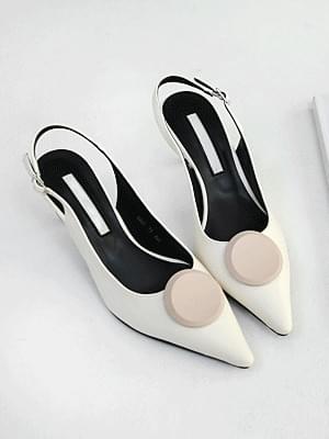 Rochiel slingback high heels 7cm heels