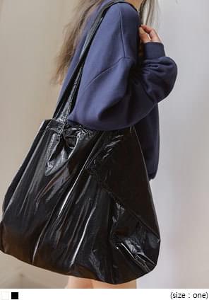 GLOSSY BIG SHOPPER BAG