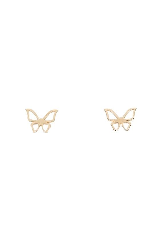 Modern butterfly earrings