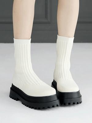 Regiel long heel socks slip-on 6cm