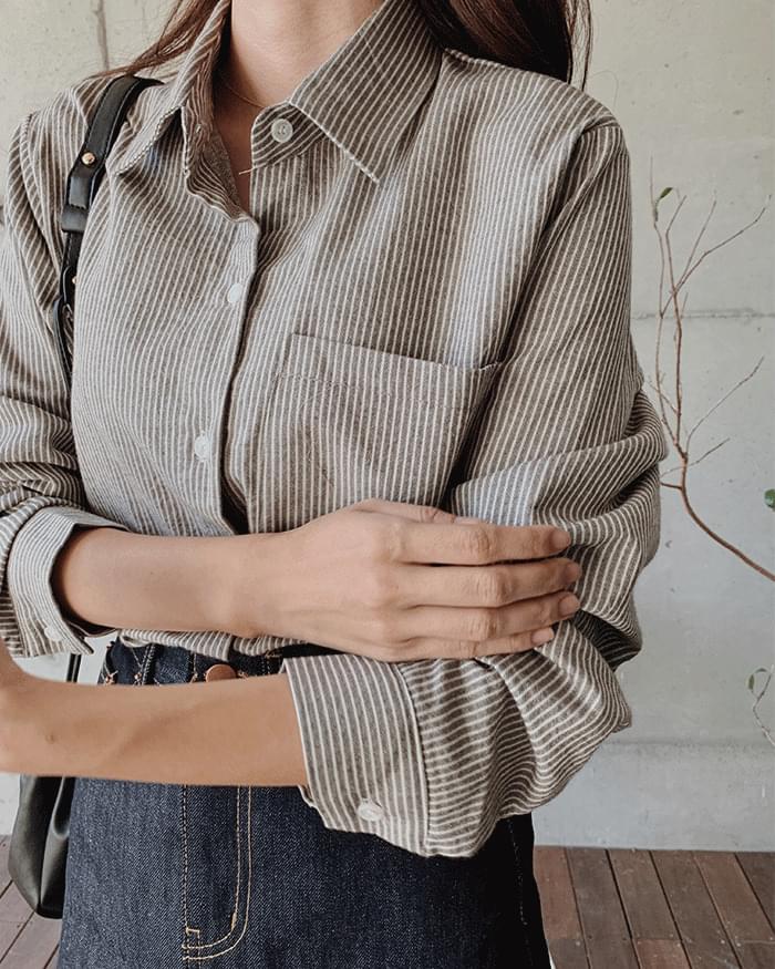 Loeve daily striped shirt