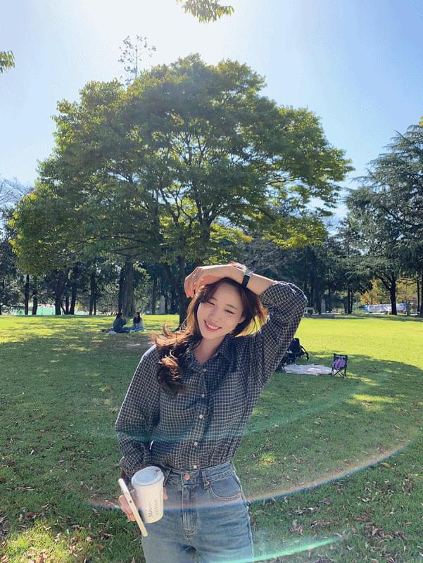 클래식 체크 셔츠