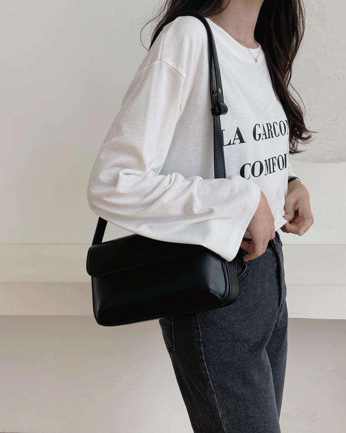 La Garson printed long-sleeved T-shirt