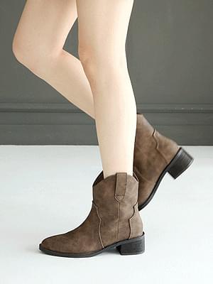 Bisea Western Ankle Boots 4cm