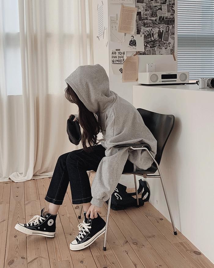Vermans Boxy wool hooded