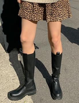 Plain Chelsea Banding Long Boots