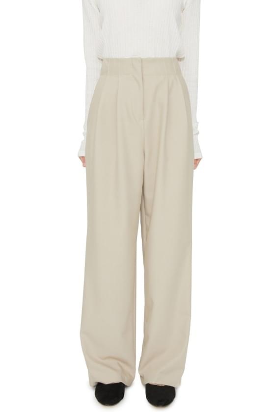 Crocker pintuck wide slacks