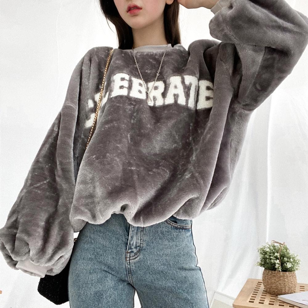 Celebrity Bodeul Boa Hair Sweatshirt 長袖上衣