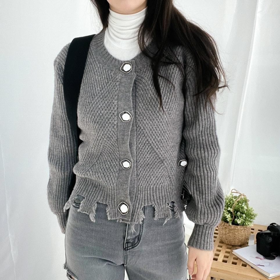 Thuanbal point button knit cardigan 開襟衫